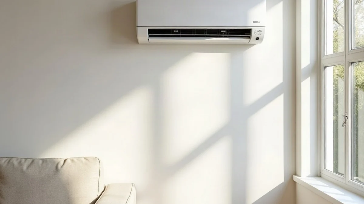 Wall mounted split air conditioning unit