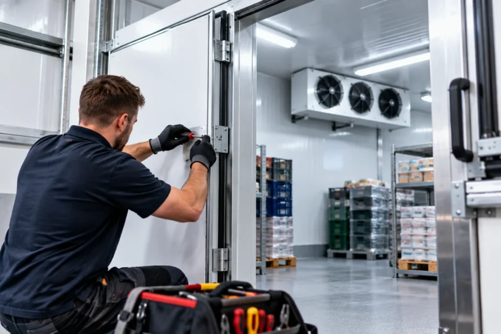 Walk-in cold room maintained by Abicool in Cumbria